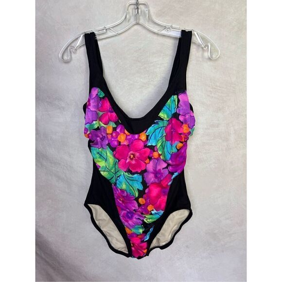 Vintage 1980s Swimsuit Bathing Suit - Picture 1 of 4